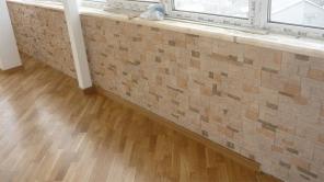 Облицовка плиткой балкона